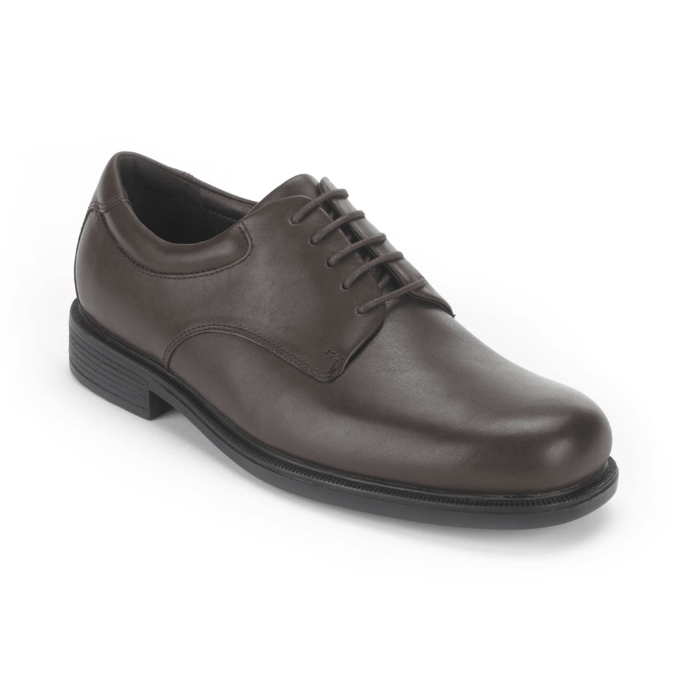 Rockport Mens Oxfords Dark Brown - Margin - UK 471-JQOAML